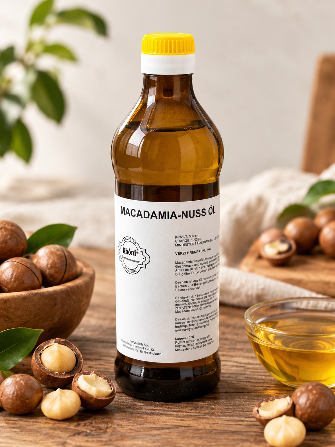Macadamia-Nuss Öl 500ml ideal zum braten oder für den Salat