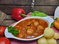 Currywursttopf mit Paprika und Kartoffeln 400g Schale