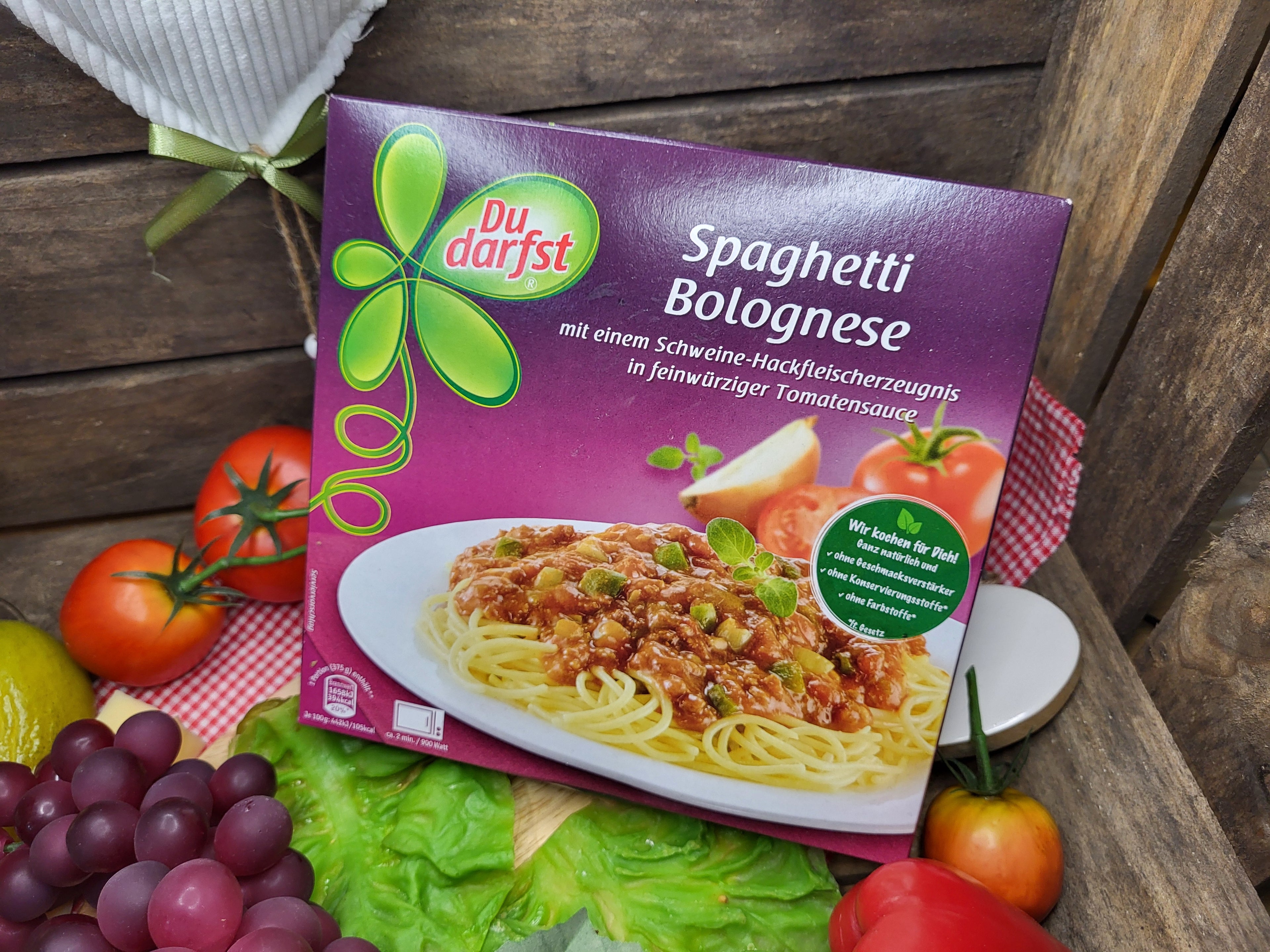 Packung Du darfst Spaghetti Bolognesee