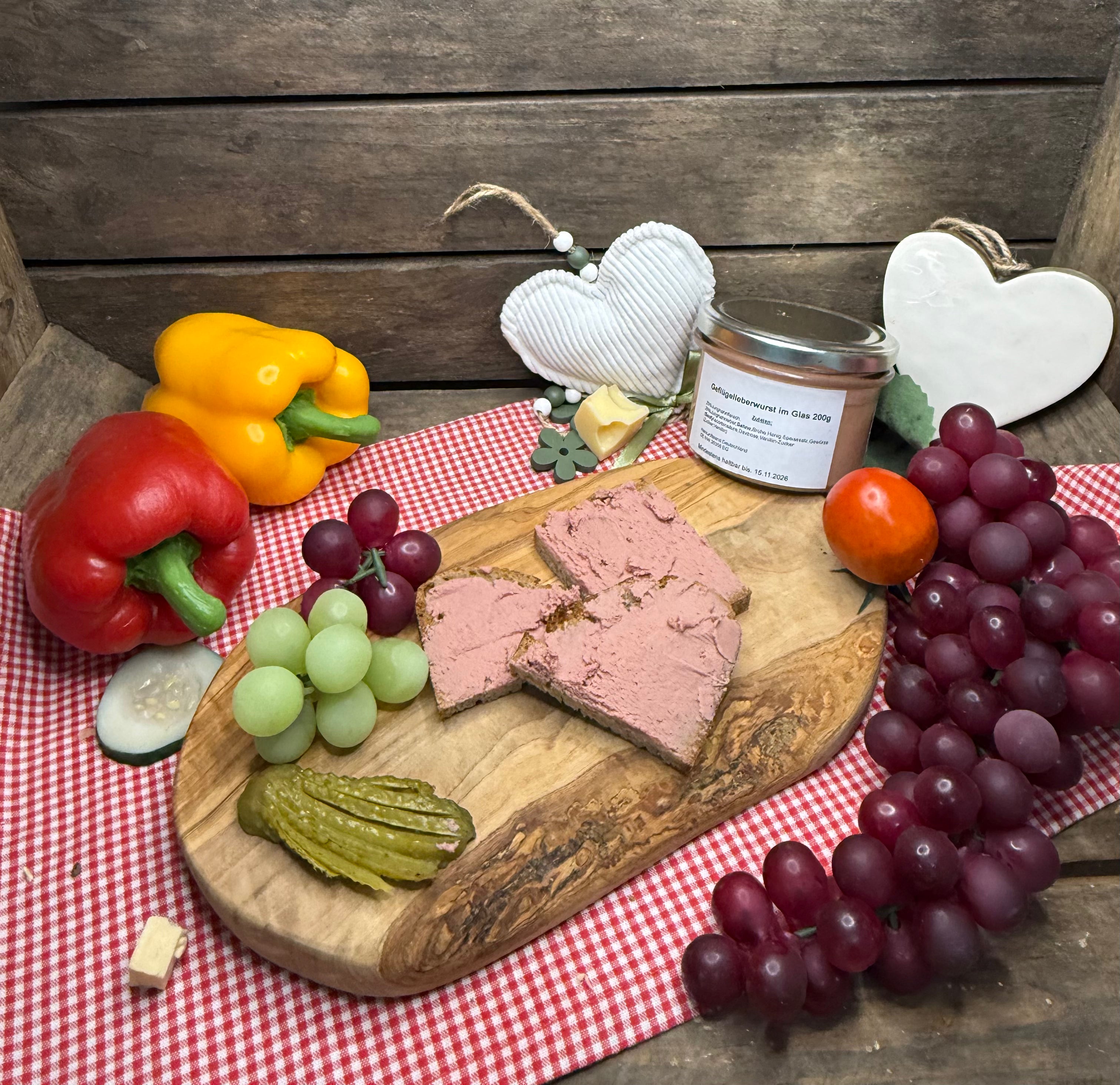 Geflügelleberwurst im Glas 200g (MHD:15.11.2026)