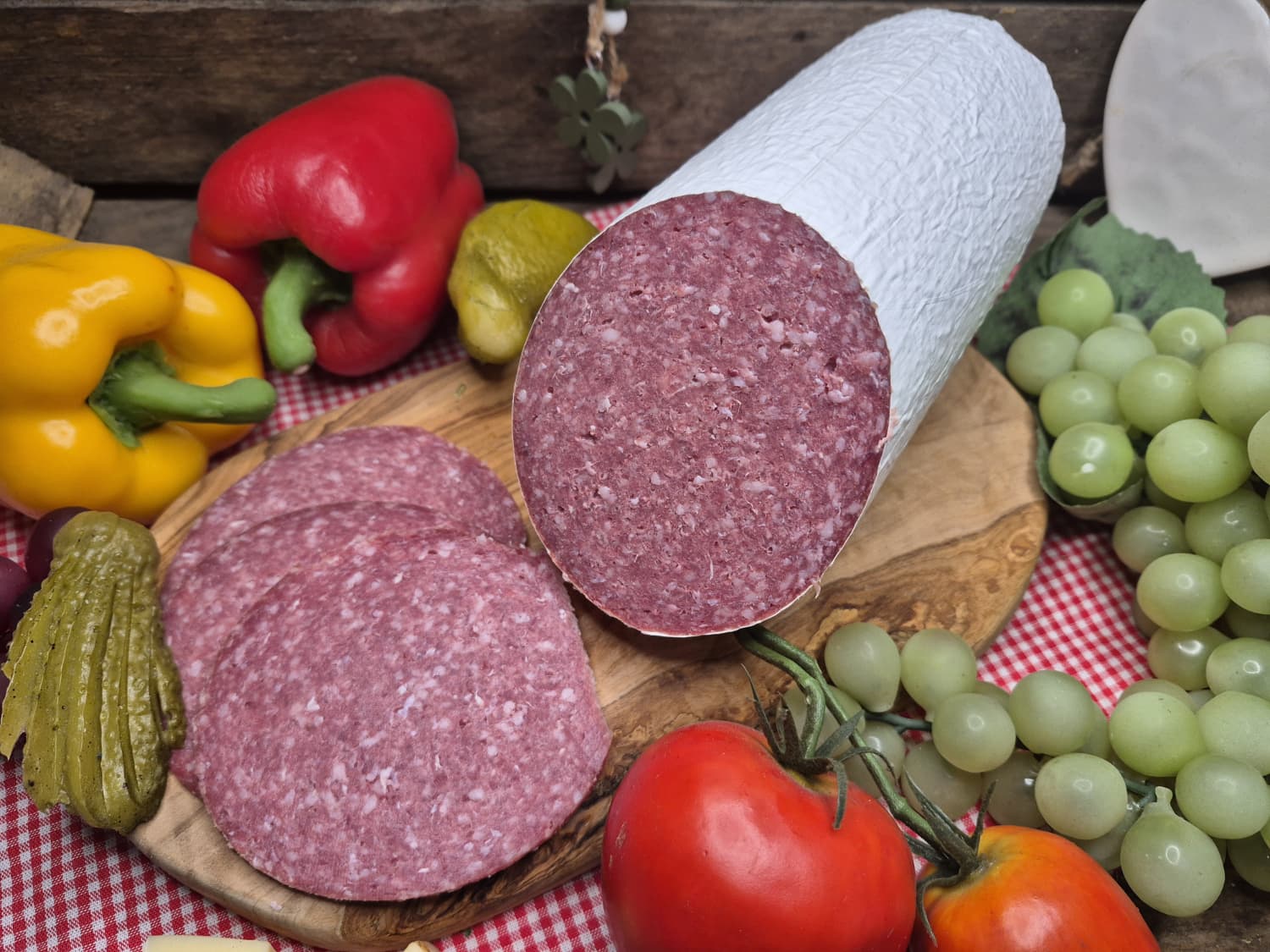 Haussalami 1A geräuchert, 1000g (MHD: 15.06.2026)