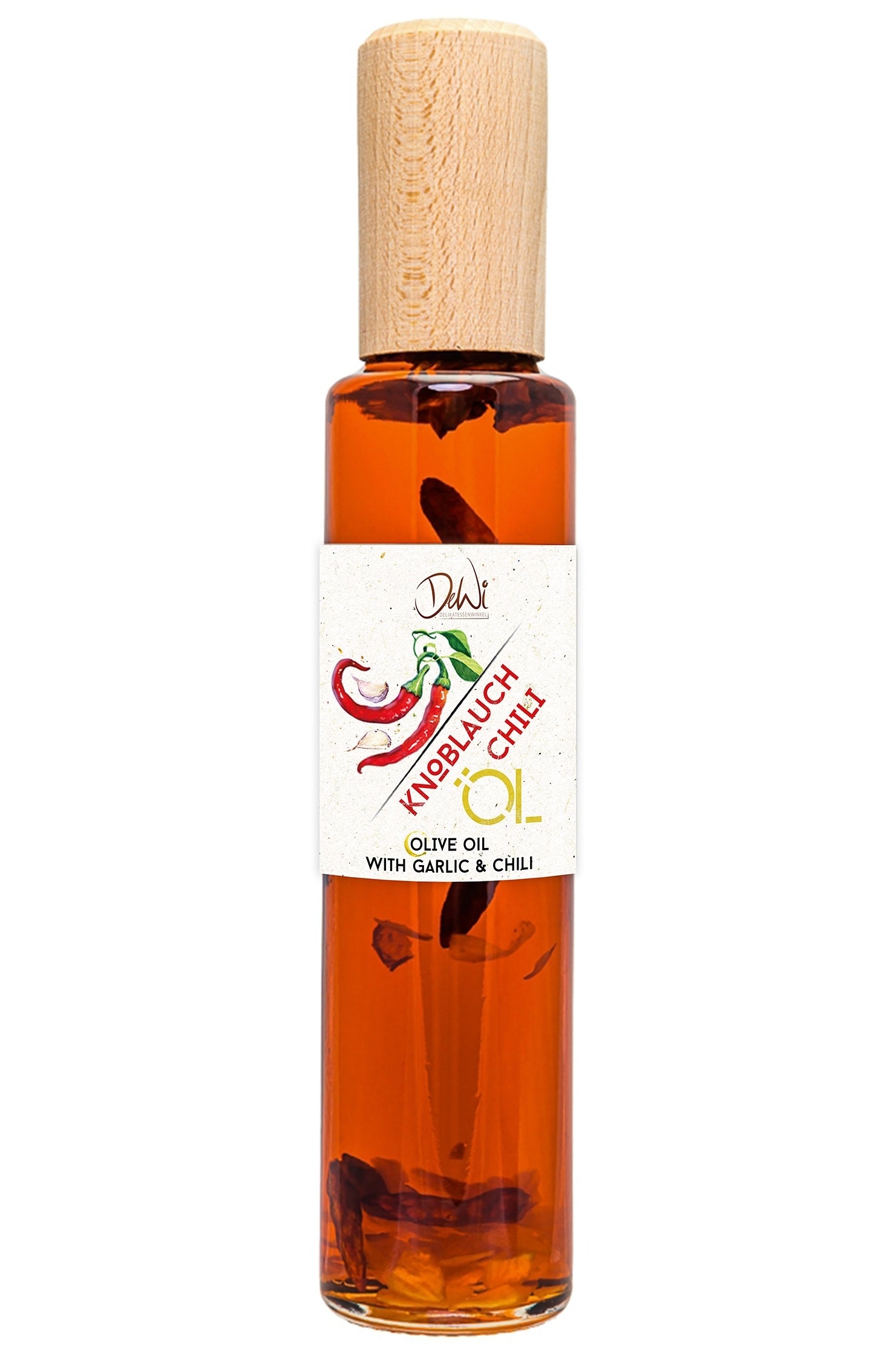 Olivenöl Knoblauch-Chili mit Einlage 250ml