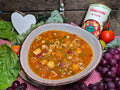 Minestrone - Gemüsesuppe italienischer Art mit Nudeln 400ml