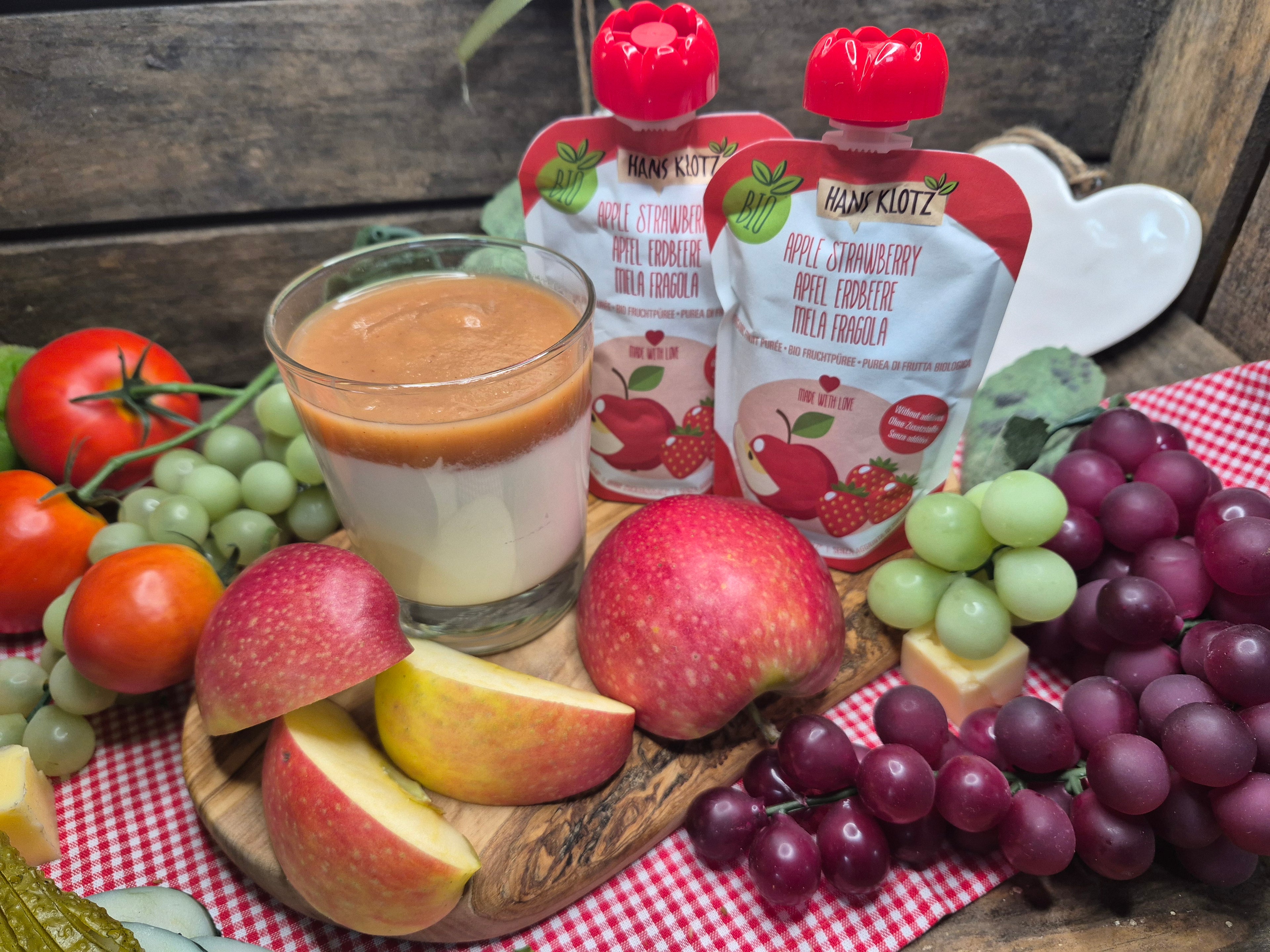 Quetschie "Apfel-Erdbeere" Bio 100g (DE-ÖKO-064)