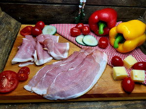 Schinkenspeck in Scheiben 100g (MHD: 17.06.2024)