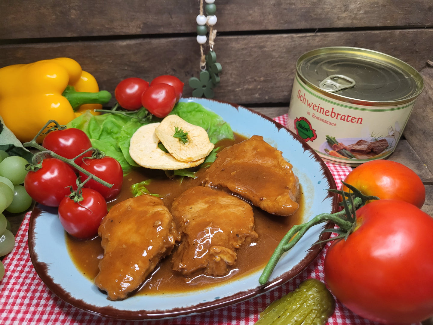 Schweinebraten in Bratensauce 400g Dose