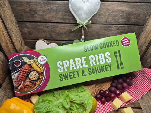 BBQ Spare-Ribs "Sweet & Smokey" 450g + 50g Marinade (MHD: 21.12.2026)