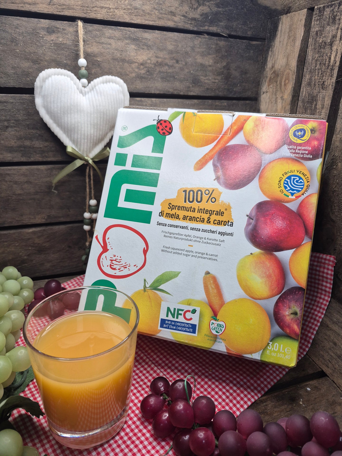 Vitalsaft 3 Liter (Apfel-,Orangen-,Karotten-Saft)