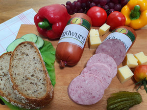 Jagdwurst 290g vom Dorfmetzger (MHD: 05.06.025)