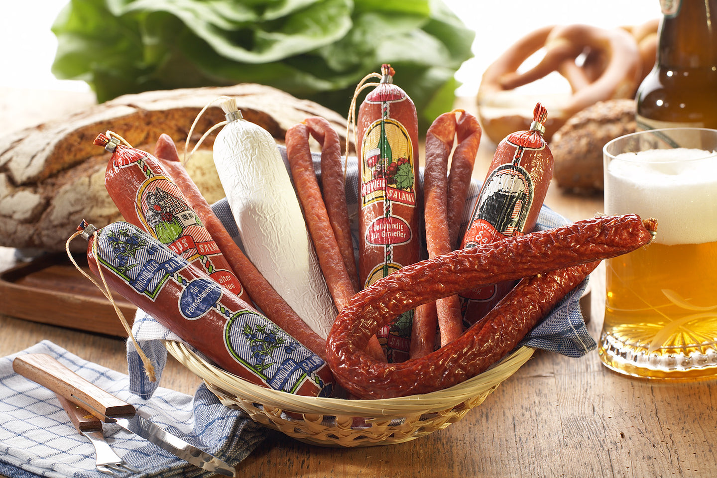 Salami Wurstkorb 990g (einzeln verpackt)