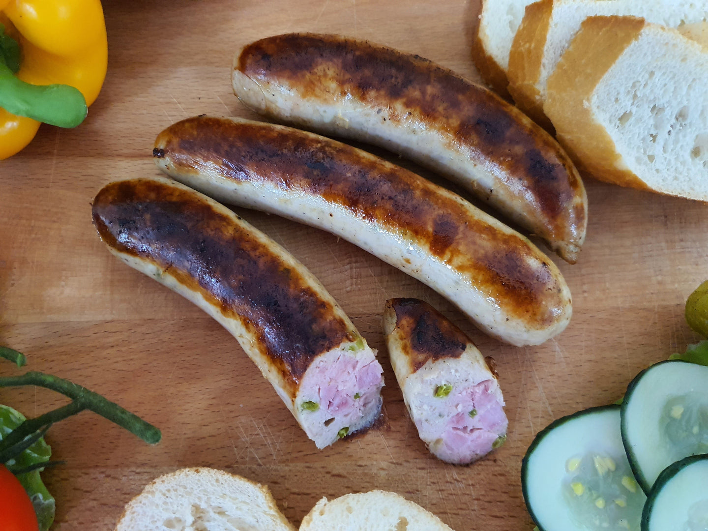 Spargel-Schinken-Bratwurst 240g (MHD: 21.06.2025)